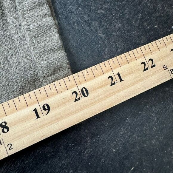 Anrabess Women’s Green High Rise Wide Leg Linen Blend Pants Size Large - Picture 10 of 12